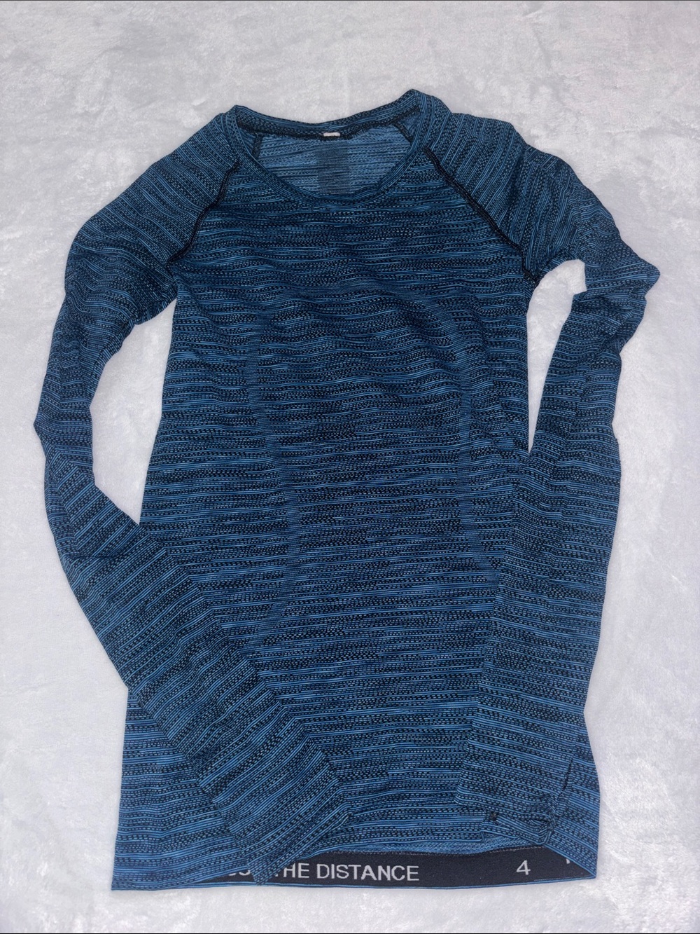 Lululemon Blue Long-Sleeve swiftly tech (full length)